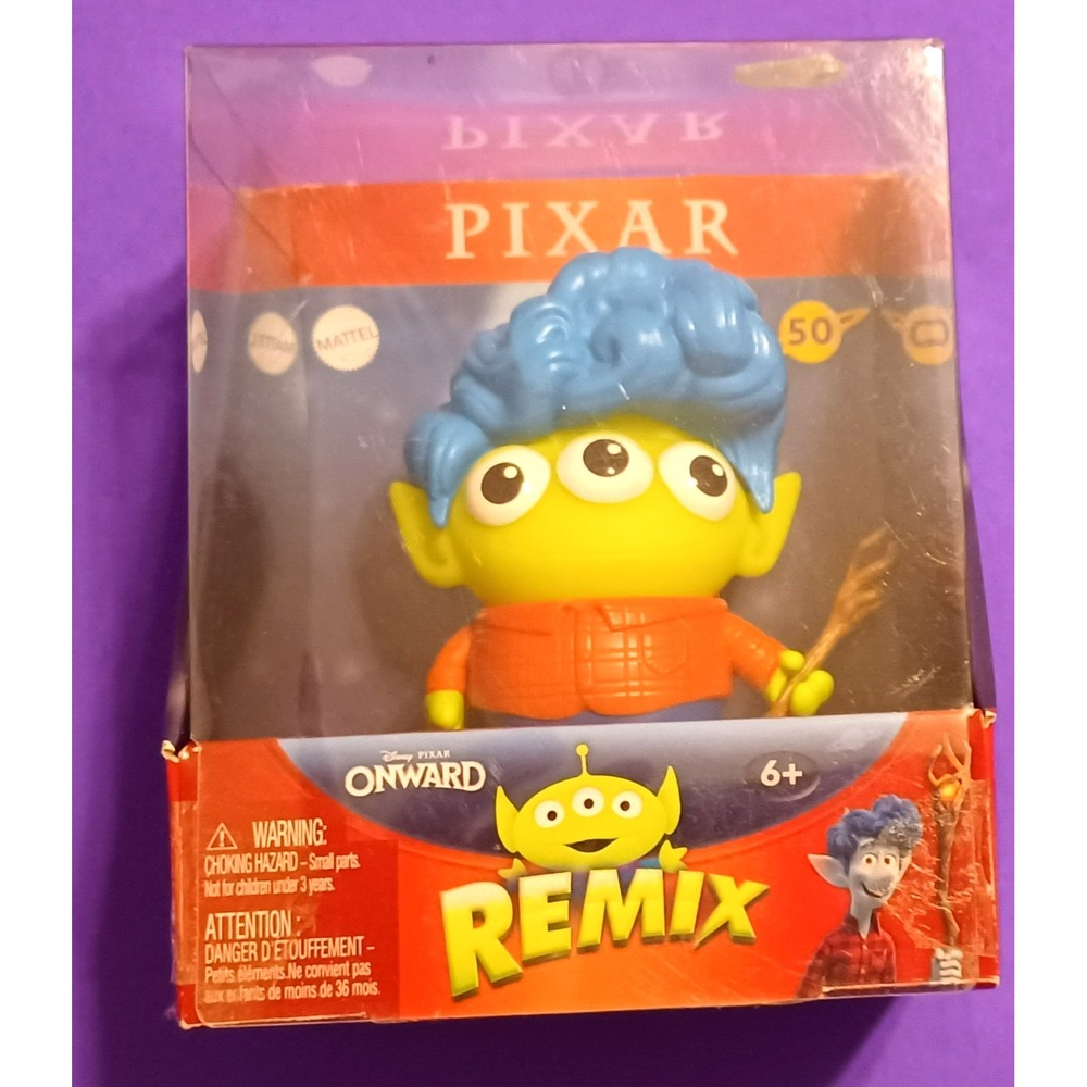 NEW IN BOX Disney Pixar Mattel Alien Remix Onward Ian Lightfoot #50 Figure